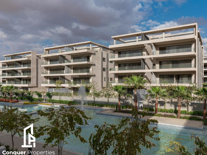 Lake view residence