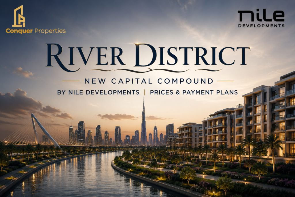 River District New Capital Compound by Nile Developments | Prices & Payment Plans