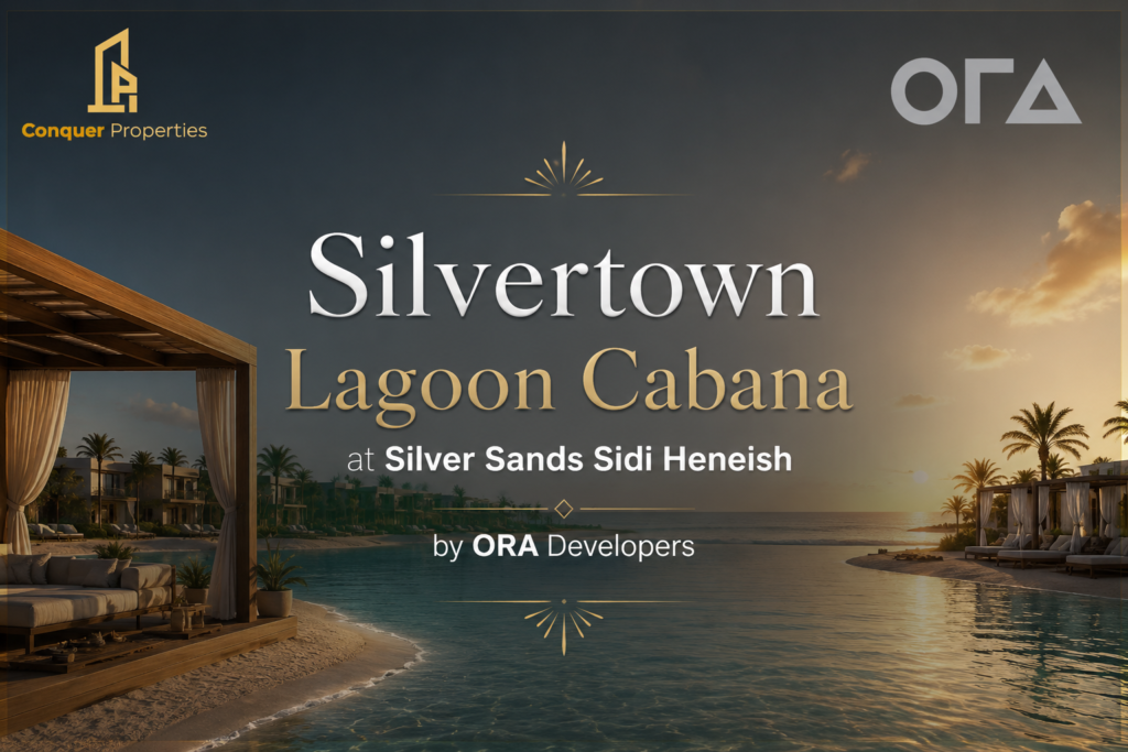 Silvertown Lagoon Cabana at Silver Sands Sidi Heneish by ORA Developers