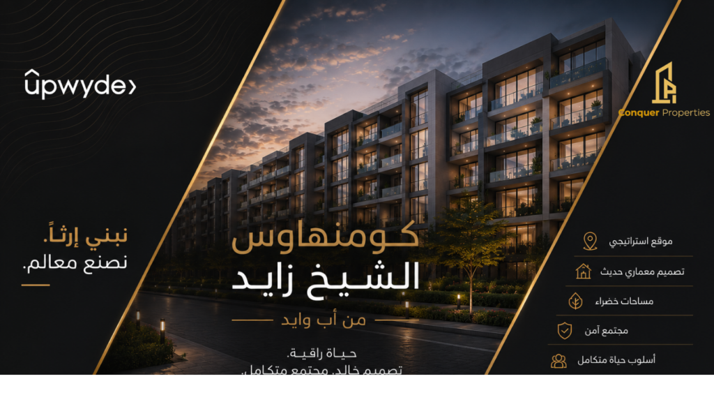كومون هاوس الشيخ زايد من أب وايد للتطوير العقاري